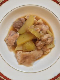 鶏もも肉とじゃがいものBBQソース炒め-レシピのメイン写真