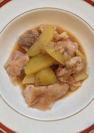 鶏もも肉とじゃがいものBBQソース炒め-レシピのメイン写真