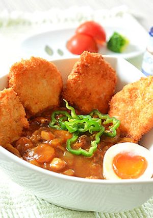 レッドペパーでちょい辛カレーチキンカツ丼-レシピのメイン写真