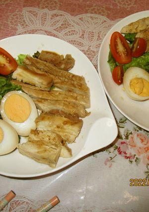 レンジで簡単に鶏むね肉チャーシューを‼-レシピのメイン写真