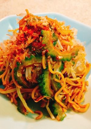 だし香るシャキうまゴーヤ焼きそば-レシピのメイン写真