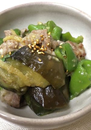 豚肉と茄子とピーマンの味噌炒め-レシピのメイン写真