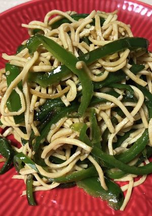 干し豆腐とピーマンのカルディの旨たれ炒め-レシピのメイン写真