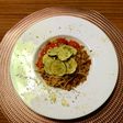 ヨウサマの減塩ズッキーニとひき肉のパスタ