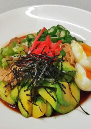 つめたい麺、ピリ辛そうめん、やめられへん-レシピのメイン写真