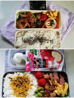 生姜焼き弁当(7.22)-レシピのメイン写真