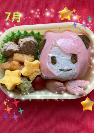 スパイxファミリー　アーニャ　キャラ弁当-レシピのメイン写真