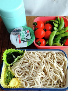 手抜き&時短の自分弁当☆ざる蕎麦弁当♪-レシピのメイン写真