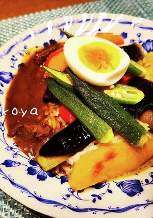 簡単時短　カレーショップ風二種盛りカレー-レシピのメイン写真