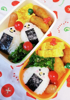 キャラ弁☆簡単カワイイおにぎりさん☆-レシピのメイン写真