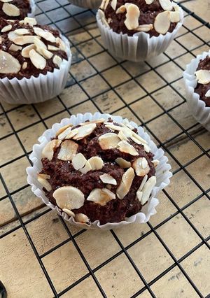 レーズン酵母液チョコチップココアマフィン-レシピのメイン写真