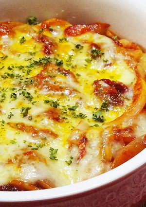 セミドライトマトのパスタグラタン-レシピのメイン写真
