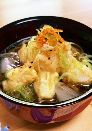 冷やし揚げ餅おろし蕎麦-レシピのメイン写真