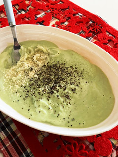 冷たい麺・冷んやりアボカドスープうどん-レシピのメイン写真