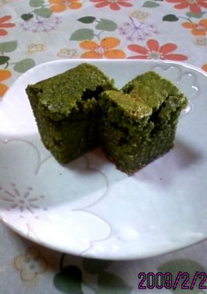 濃厚・・・でもヘルシーな抹茶ケーキ☆-レシピのメイン写真