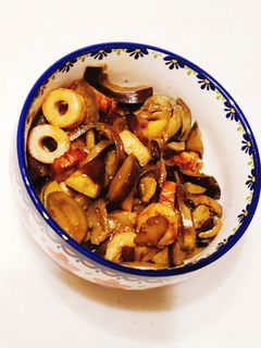 なすびと竹輪の旨辛炒め-レシピのメイン写真