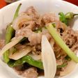 にんにくの芽と牛肉炒め