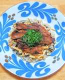 イワシの蒲焼き缶でチャーハン