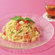 白桃の冷製パスタ