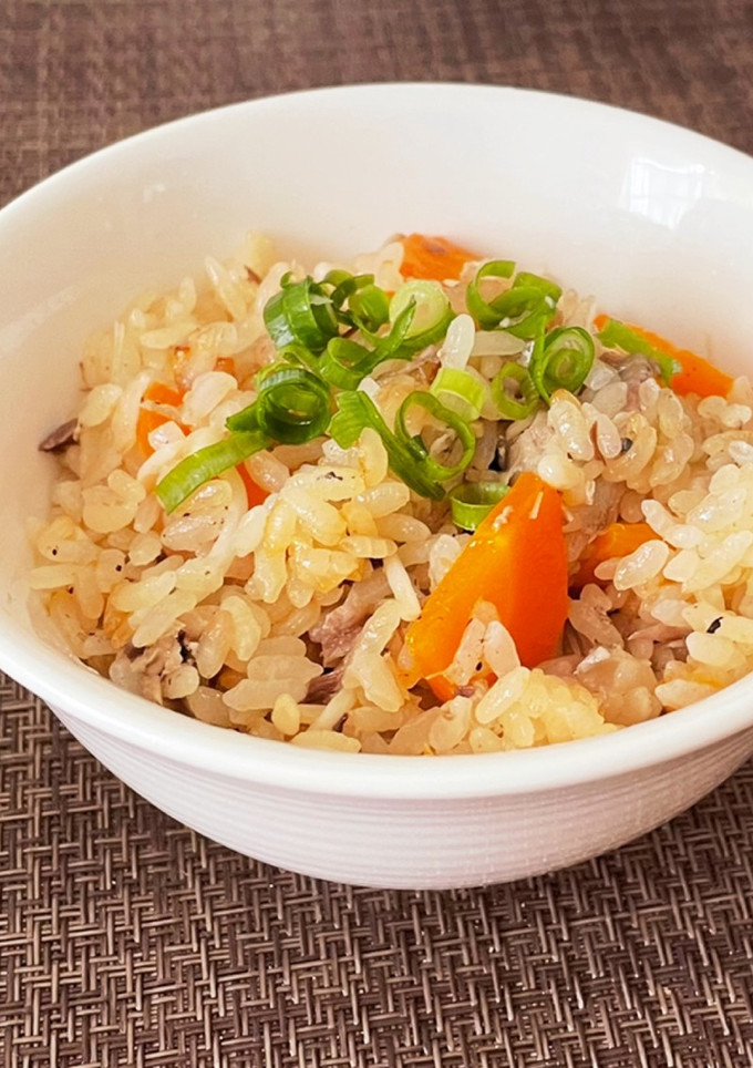 鯖缶を使用した簡単炊き込みご飯！-レシピのメイン写真