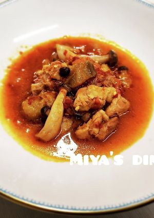 みやさんちの！夏野菜と鶏肉のコーラ煮-レシピのメイン写真