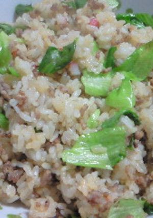 豚挽き肉でささっとチャーハン-レシピのメイン写真
