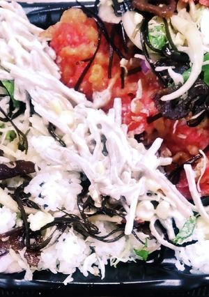 “トンカツ弁当”<ご飯の部>ゴボマヨサラ-レシピのメイン写真