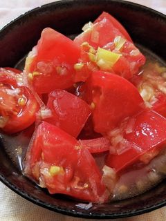 トマトのねぎ塩サラダ-レシピのメイン写真