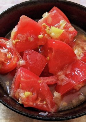 トマトのねぎ塩サラダ-レシピのメイン写真