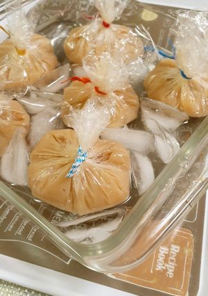 アガーで作るほうじ茶ミルクゼリー♡-レシピのメイン写真