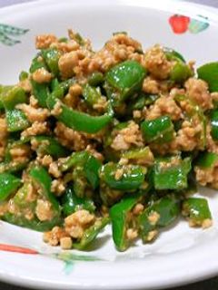 豆腐そぼろでピーマンの和風味噌炒め-レシピのメイン写真