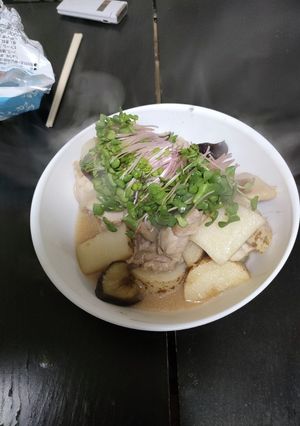 鶏肉と長芋の梅肉炒め-レシピのメイン写真