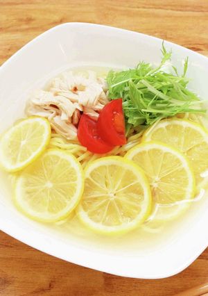 お酢でさっぱり!冷やしレモンラーメン-レシピのメイン写真