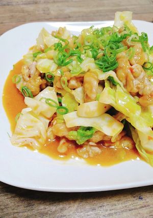 ✿キャベツと豚肉の甘辛みそ炒め✿-レシピのメイン写真