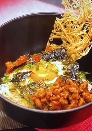 ザワつく金曜日アビコさん韓国風油そうめん-レシピのメイン写真