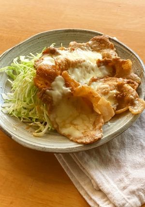 ＊がっつり！豚肉のチーズ生姜焼き＊-レシピのメイン写真