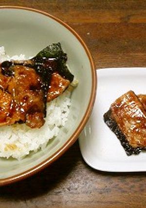 豚肉のかば焼き風丼-レシピのメイン写真
