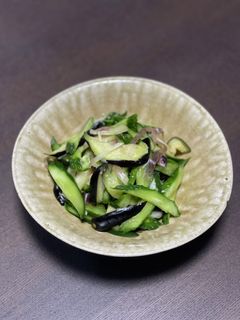 胡瓜と茄子と茗荷のさっぱり浅漬け♪-レシピのメイン写真