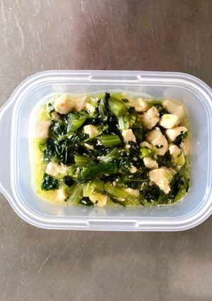 6.鶏ムネ肉と小松菜のとろみ煮-レシピのメイン写真