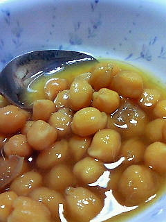 栗豆(ひよこ豆)の甘煮-レシピのメイン写真
