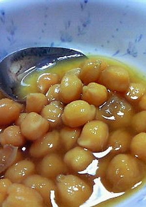 栗豆(ひよこ豆)の甘煮-レシピのメイン写真