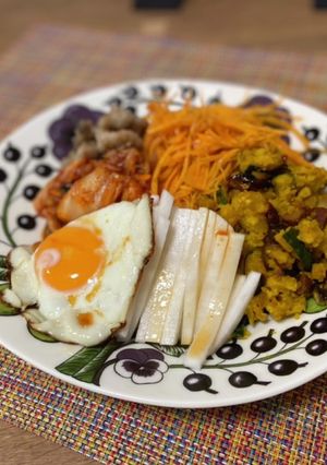 あるもので！ビビン丼風ワンプレートごはん-レシピのメイン写真