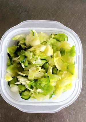 55.きゅうりとキャベツのおかか和え-レシピのメイン写真