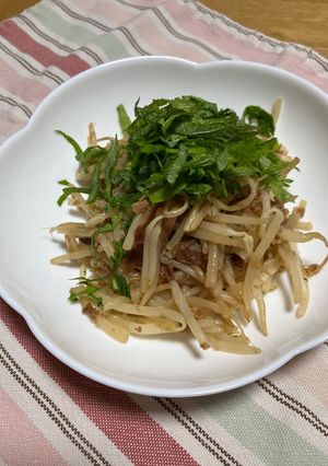簡単⭐︎もやしの梅肉和え-レシピのメイン写真