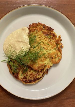 大豆ときゅうりのパンケーキ-レシピのメイン写真