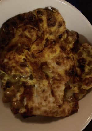 寝てても作れるズボラ糖質オフ納豆オムレツ-レシピのメイン写真