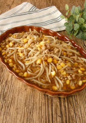 たっぷりコーンの麻婆もやし-レシピのメイン写真