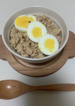 鶏そぼろ丼-レシピのメイン写真