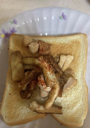 チキンと油揚げのオガタトースト-レシピのメイン写真