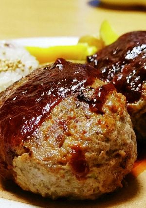ゴボウたっぷりハンバーグ。-レシピのメイン写真